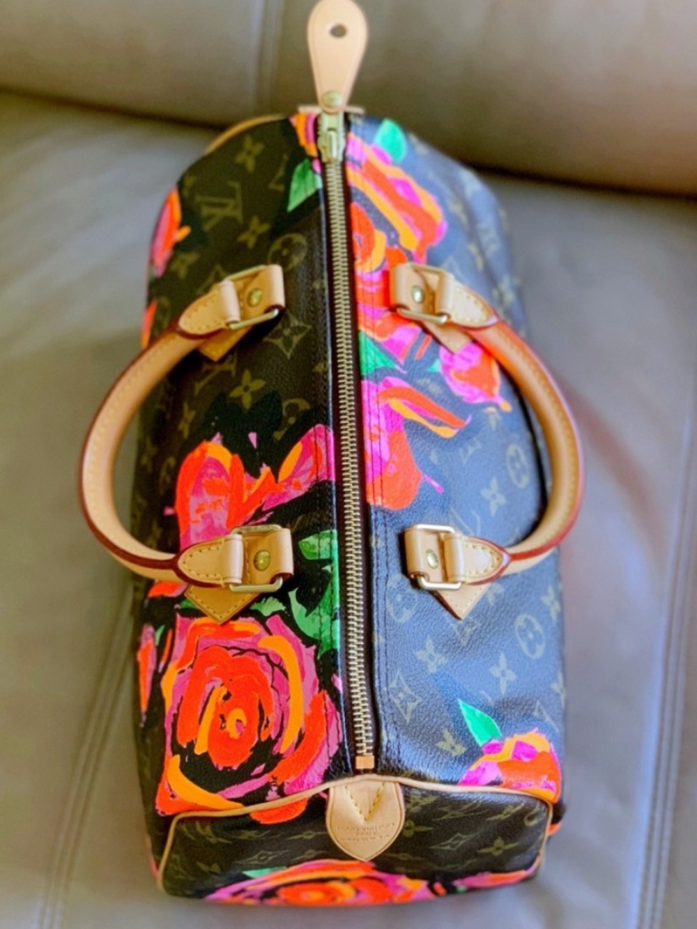 LOUIS VUITTON Stephen Sprouse Roses Speedy 30 Monogram Classic Bag - Picture 7 of 15